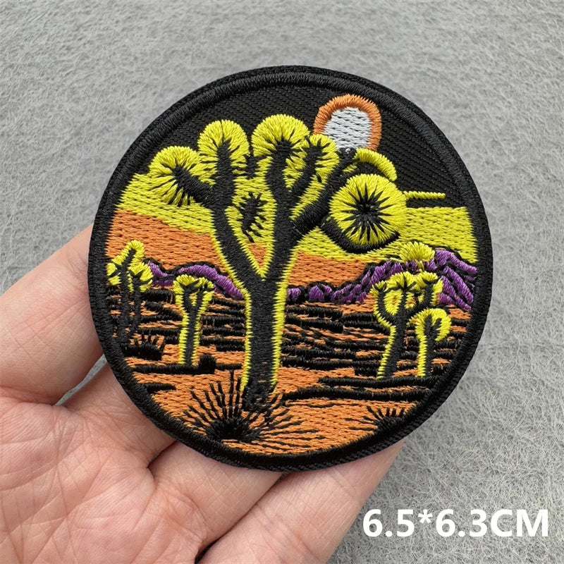 Western Cowboy Embroidered Patches DIY Boots Horse Patch For Clothing Iron On Patches Jackets Backpack Hats Sew Badges Patches