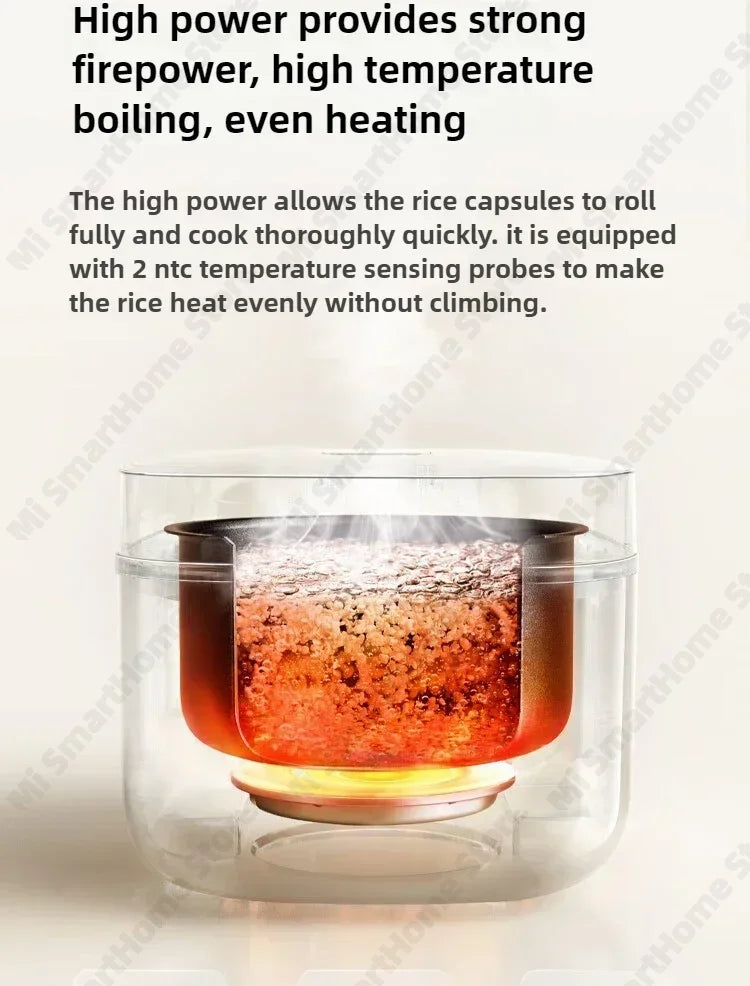 Xiaomi Mi Rice Cooker N1 3L Energy-saving Version 9 Stage Cooking Dual Engine Anti Overflow 6-Layer Composite Liner MFB13A0