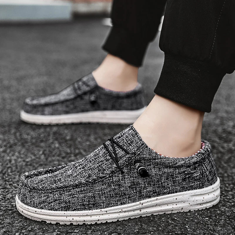 Men's Mesh Loafers Autumn Mens Vulcanized Shoes Breathable Lightweight HikingOutdoor Sports Shoes Zapato Abierto Scarpa Aperta