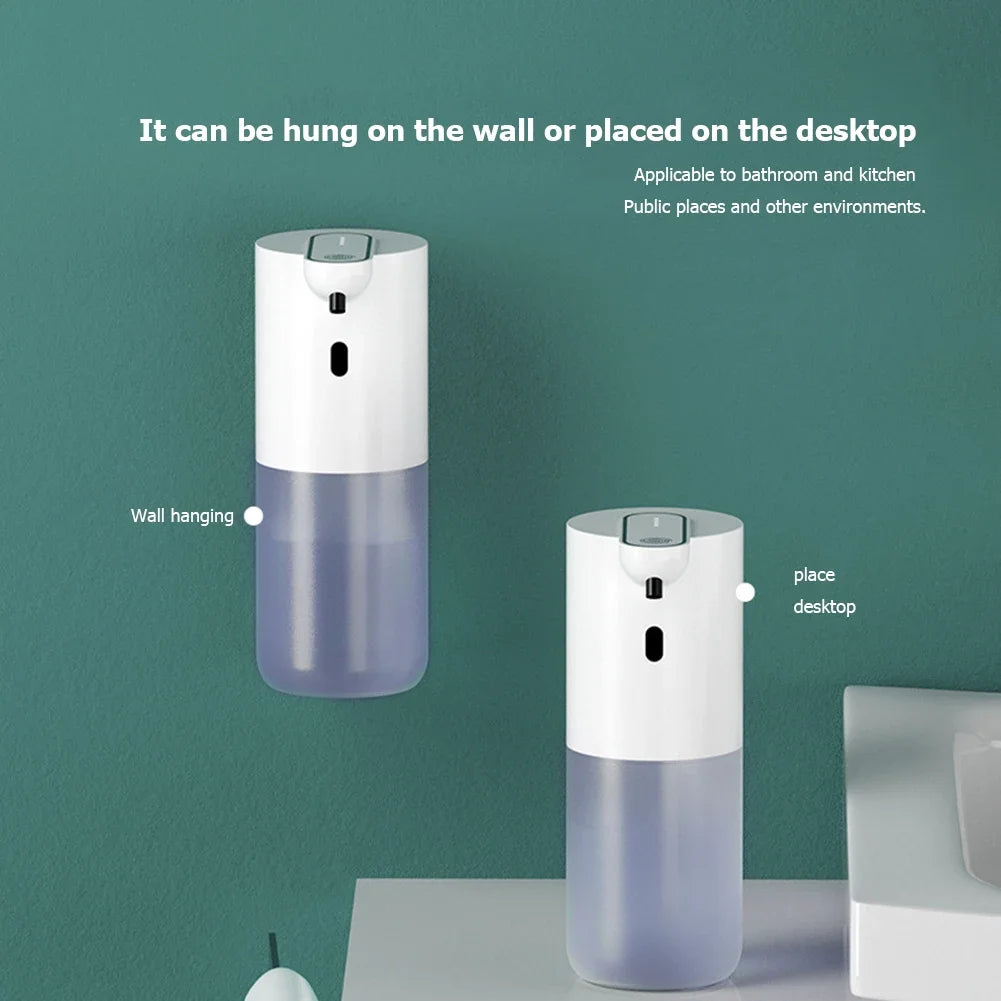 400ML Touchless Automatic Sensor Soap Dispenser Rechargeable Smart Infrared Sensor Liquid Foam Pump Hand Sanitizer