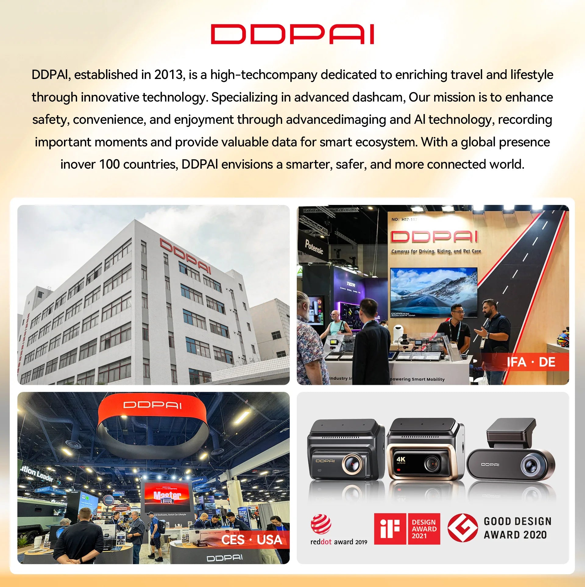DDPAI N5 Dual 4K HDR Dash Cam Front Rear AI NightVIS Camera WiFi 6 GPS ADAS Voice Control 24H Parking Mode Car DVR