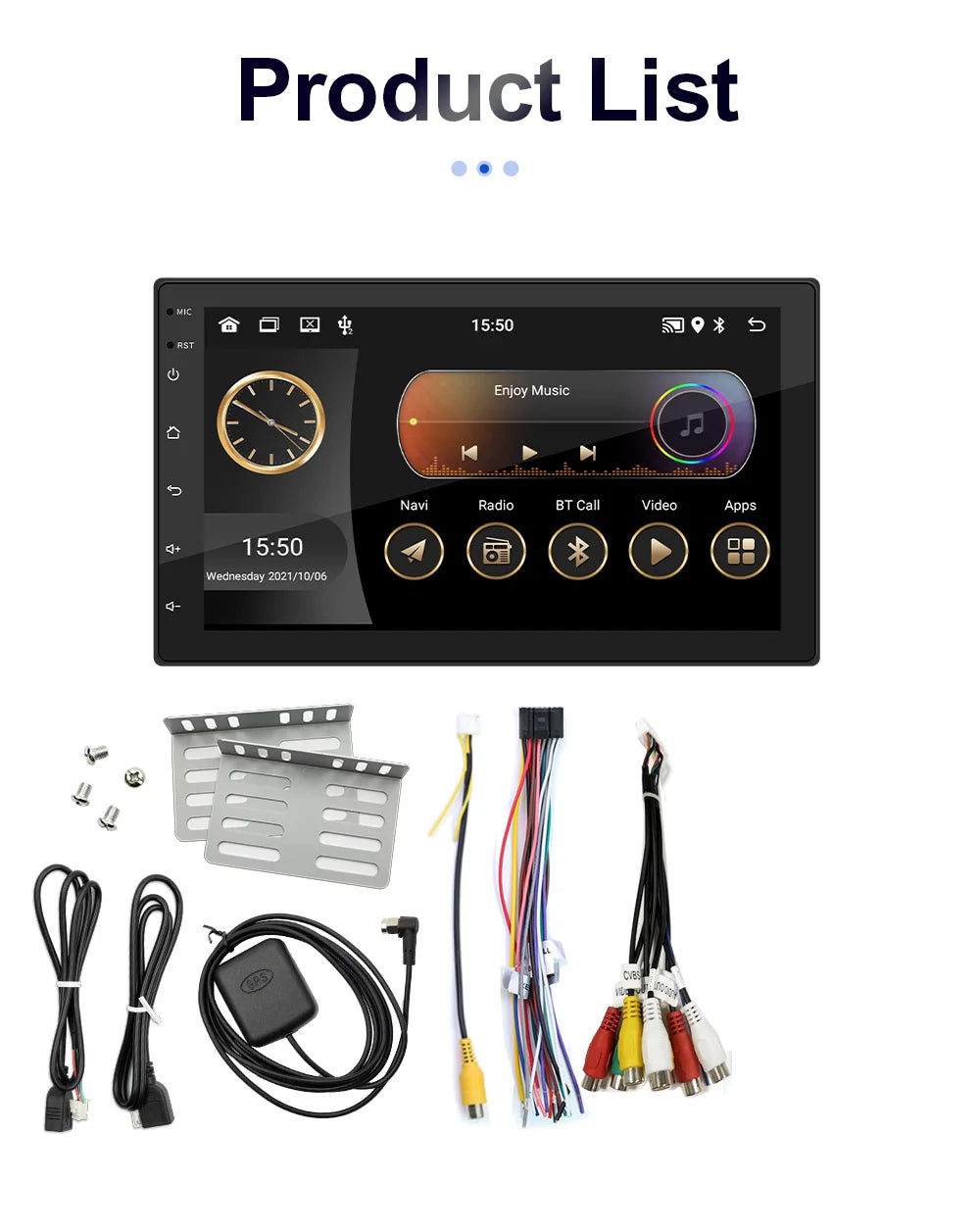 2 Din Universal Android 13 Car Radio 7/9/10 Inch Wireless CarPlay Android Auto GPS Bluetooth Multimedia Head Unit for Toyota