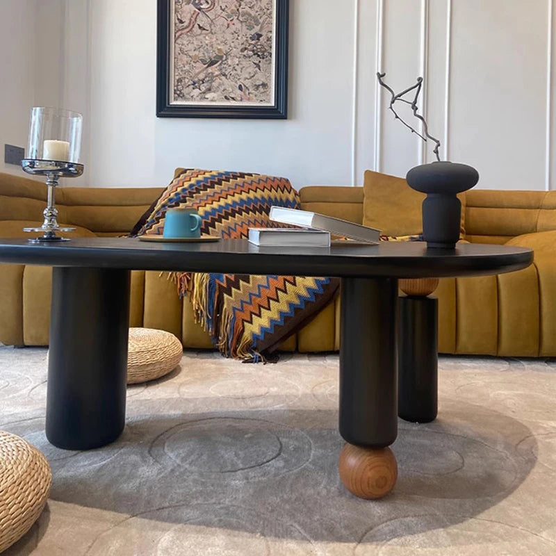 Trendy Aesthetic Coffee Tables Elegant Unique Retro Design Coffee Tables Minimalist Trendy Table Basse Salon Furniture For Home
