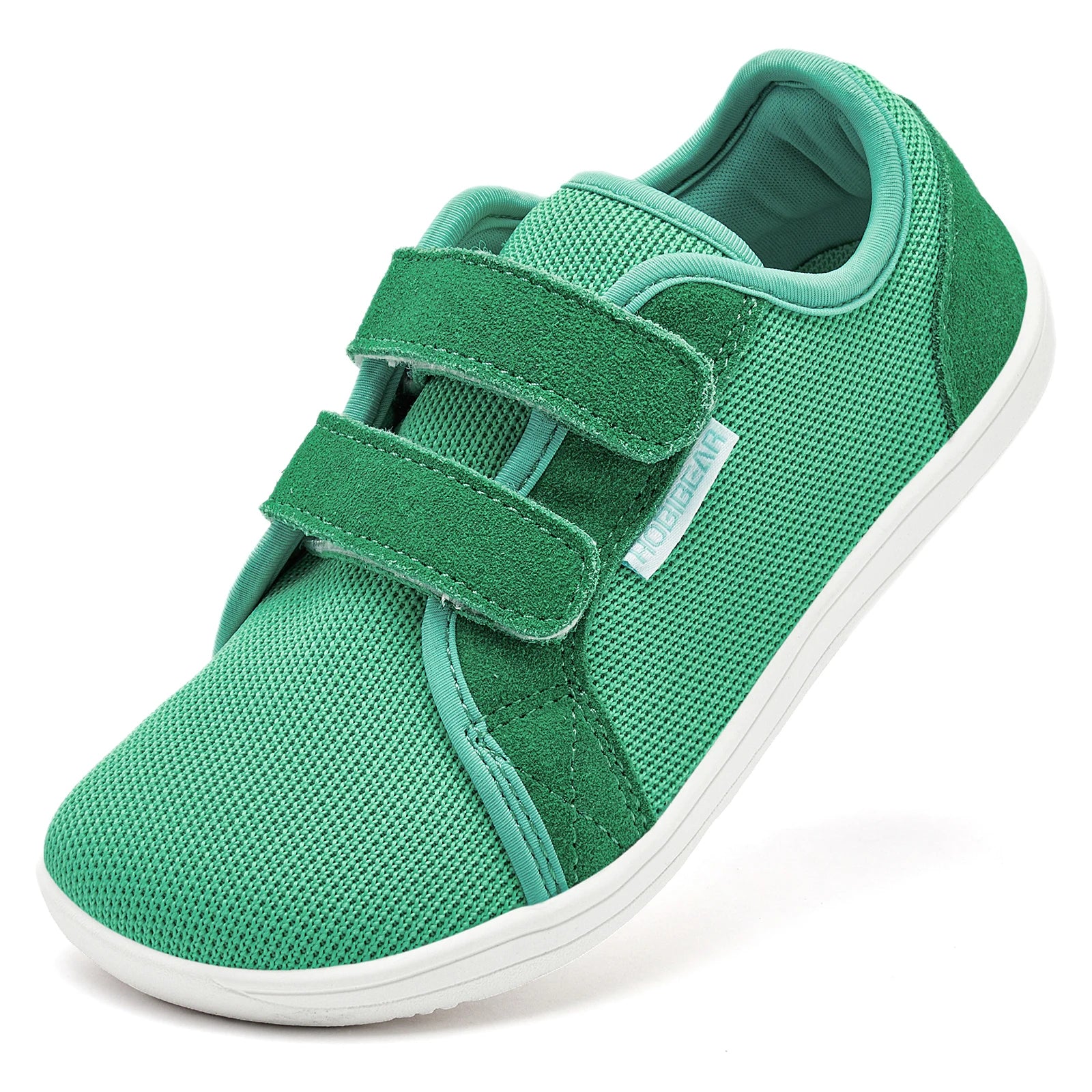 HOBIBEAR Boys Girls Barefoot Shoes Hook Loop Wide Toe Sneakers Mesh Lightweight Breathable Shoes(Toddler/Little/Big Kid)