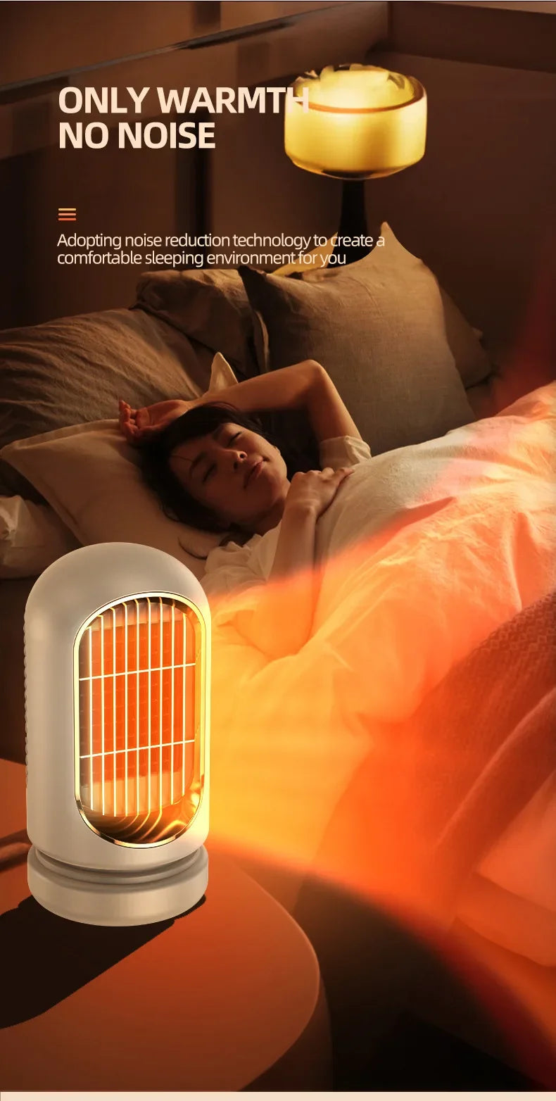 Small Household Heater Lasting Constant Temperature Quickly Add Safety and Energy Saving Power Off Protection Electric Heater