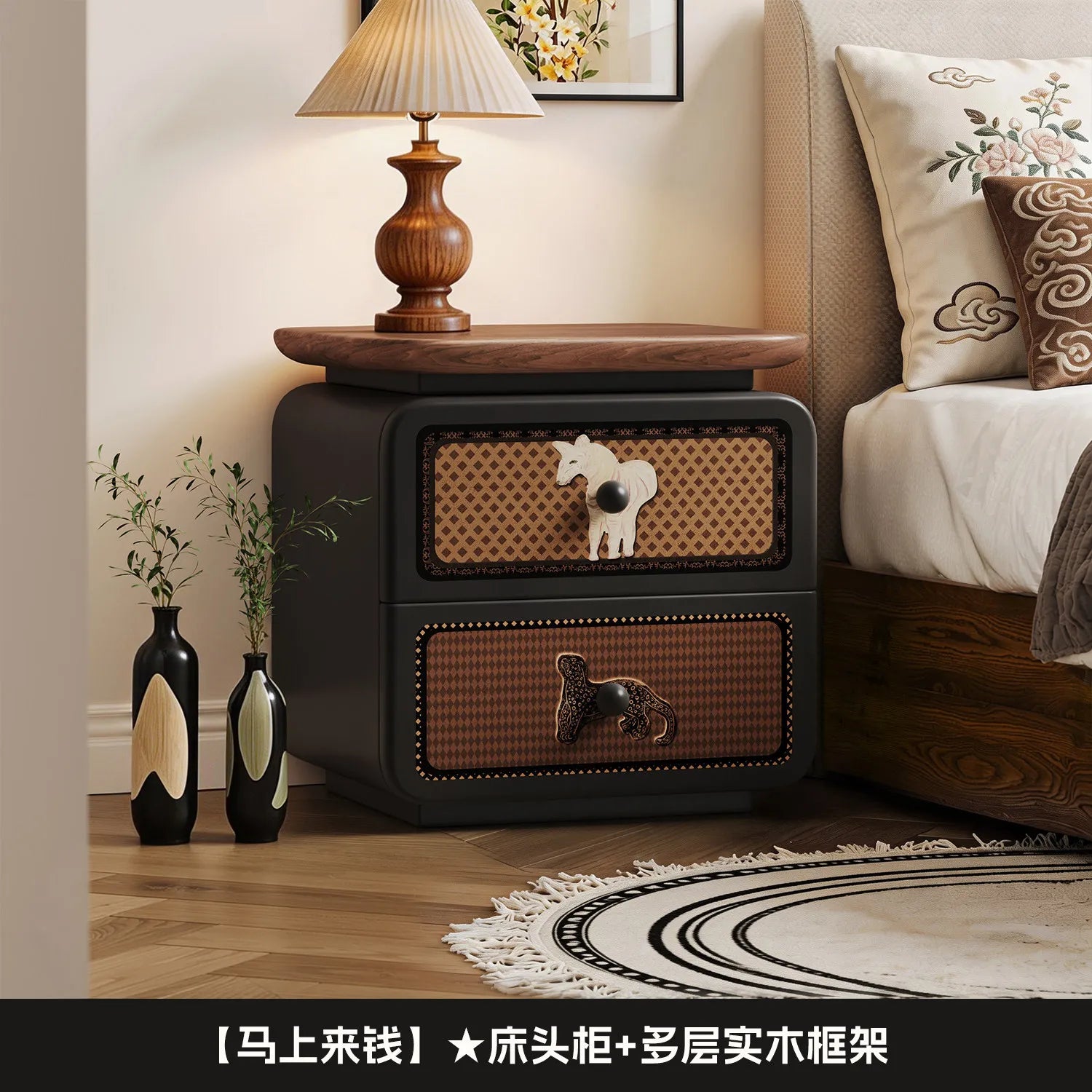 Simple Bedroom Bedside Table Luxury Nordic Storage Unique Drawers Bedside Table Trendy Organizer Mesa De Noche Home Furniture