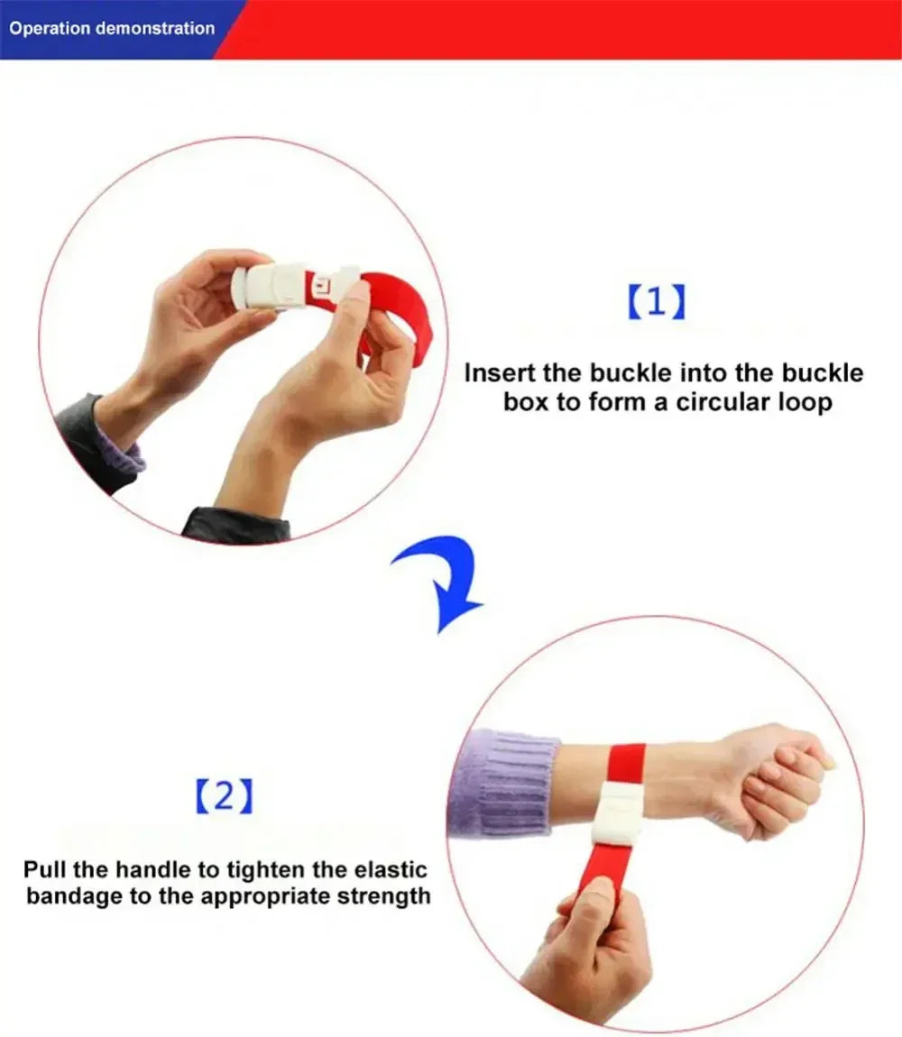 ‌Emergency Lock Tourniquet Nursing Rescue Kit Medical Tourniquet First Aid Revolving Door Buckle Outdoor Camping Survival Gear