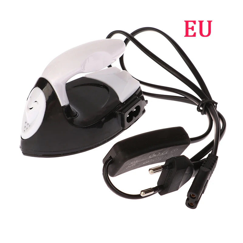 1PC EU/US/UK Plug Mini Craft Iron Electric Iron Portable Handy Heat Press Diy Small Iron For Ironing Clothes Laundry Appliances