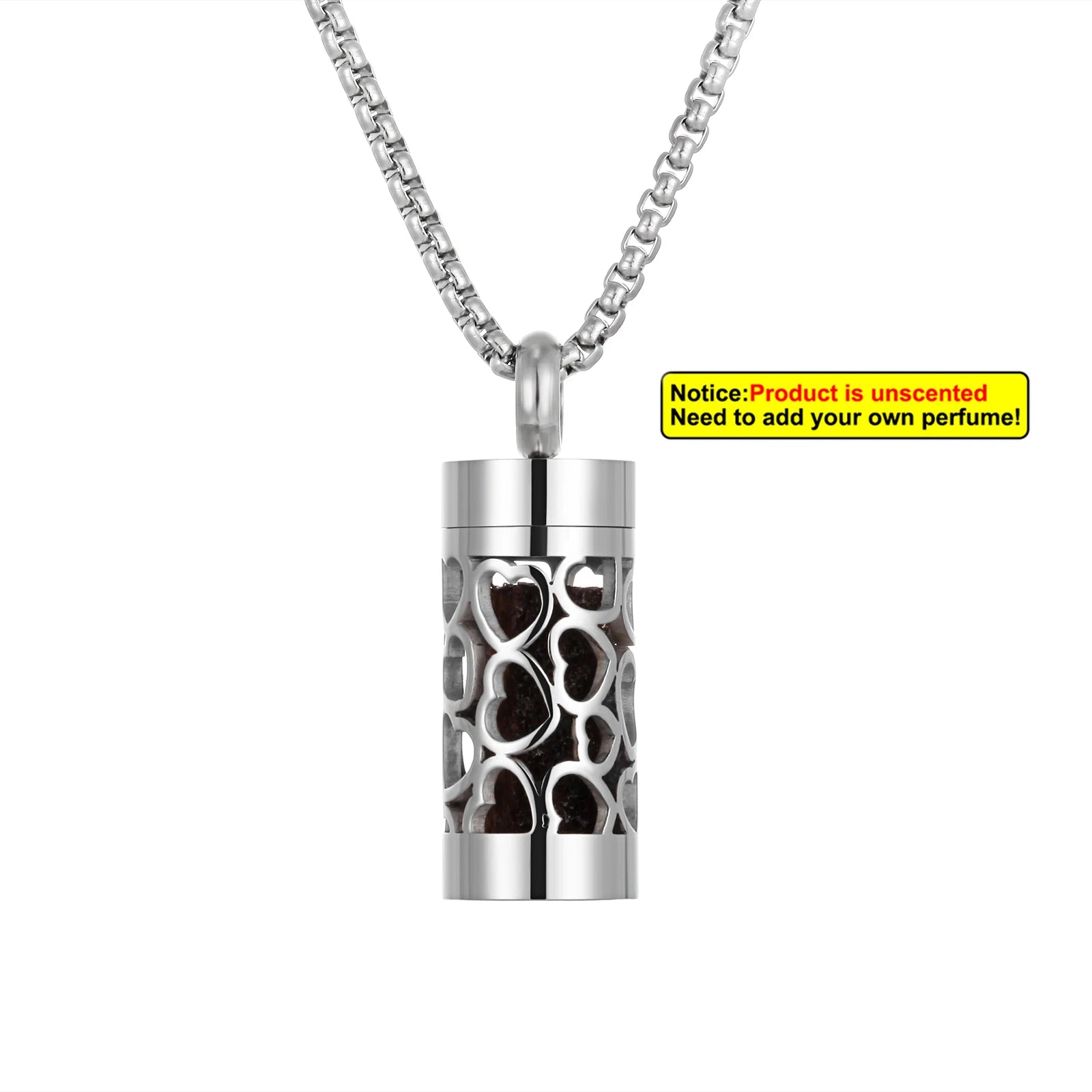 New Stainless Steel Aromatherapy Hollow Out Pendant Angel Wings Pattern Perfume Lockets Essential Oil Diffuser Necklace Jewelry