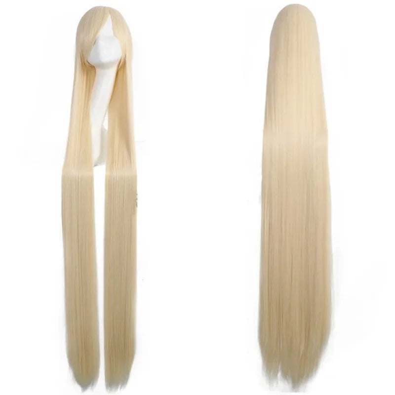 Long Straight Heat Resistant Synthetic Hair Wig Women Universal Cartoon Cosplay Wig Anime Costume Party Wigs