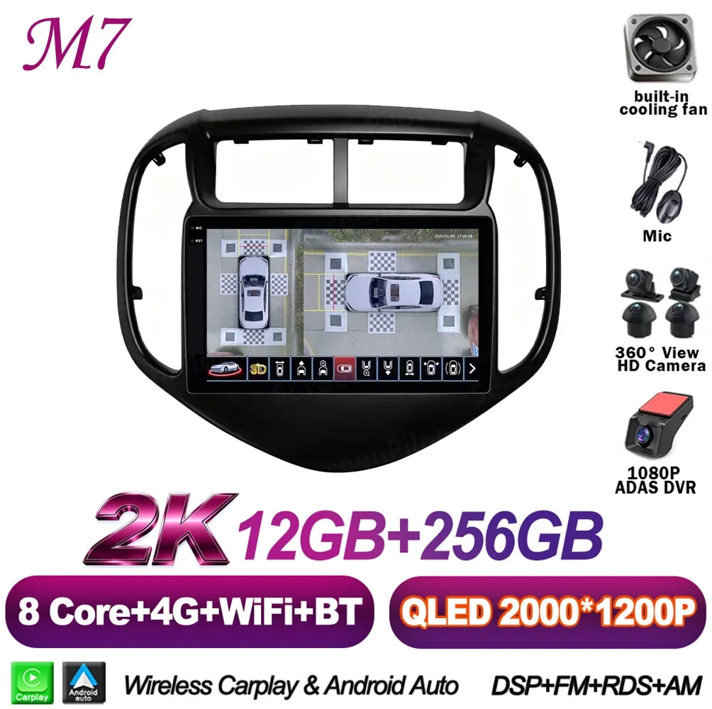 Android 16 For Chevrolet Aveo Sonic 2017-2021 Car Radio Stereo Head Unit Multimedia Video Player Mirror Link Touch Screen 2 din