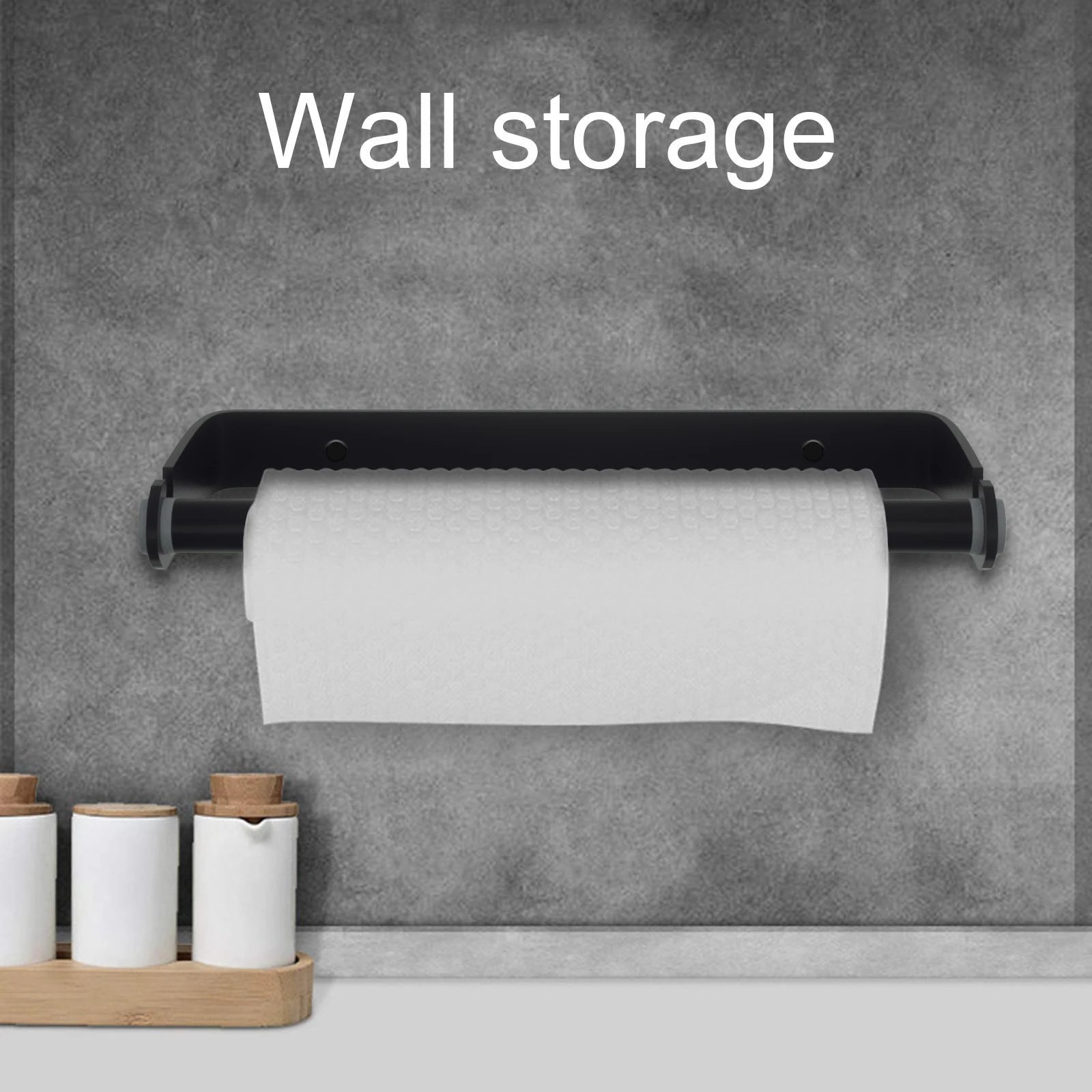 Stainless Steel Kitchen Paper Holder Plastic Wrap Holder Kitchen Accessories Kitchen Paper Dispenser Kitchen Supplies