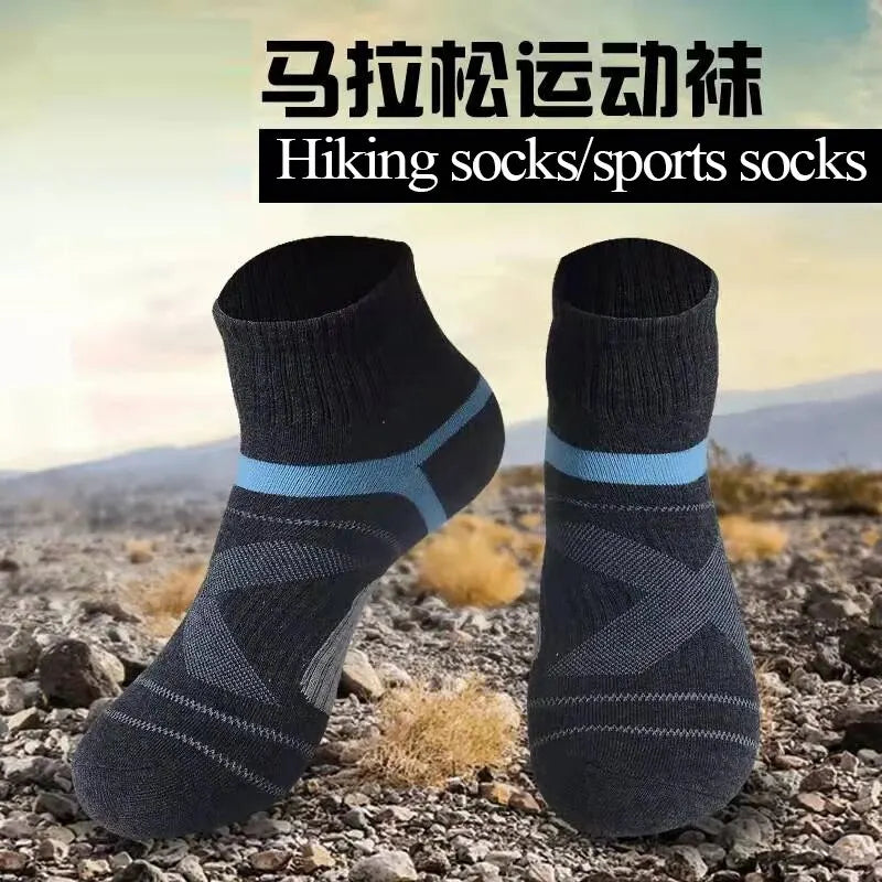 1-3 Pairs High Quality Men Socks Black Sports Socks Casual Soft Running Four Season Absorb Sweat Breathable Male Sock