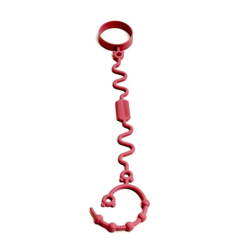 Baby special anti-loss chain food-grade children pacifier anti-drop chain teether toys water cup strap anti-loss rope