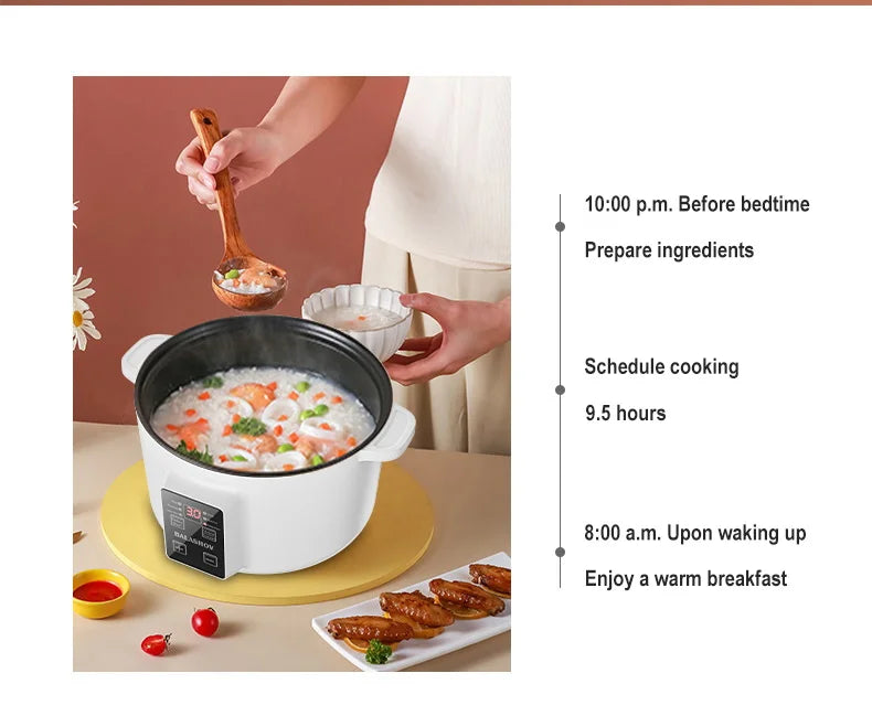 220V Electric Cooker Non-stick Cooking 3.5L Hot Pot Multifunction Electric Cooker Smart Rice Pot For Home Electric Hot Pot