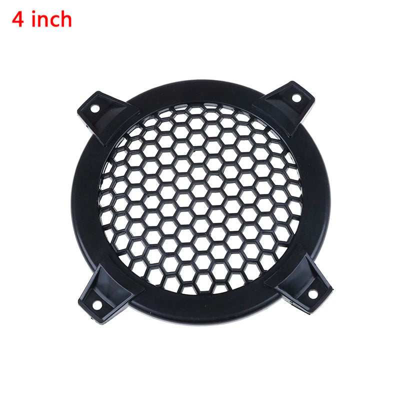 4''/6''/8''/10''/12'' Plastic Car Audio Speaker Sub Woofer Grille Guard Protector Cover Mesh Round Subwoofer