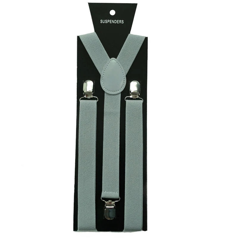 Suspenders For Men Pants Apparel Adult Suspender Man Shirt Dress Women Wedding Party Solid Colors Suit Skirt With Braces Straps