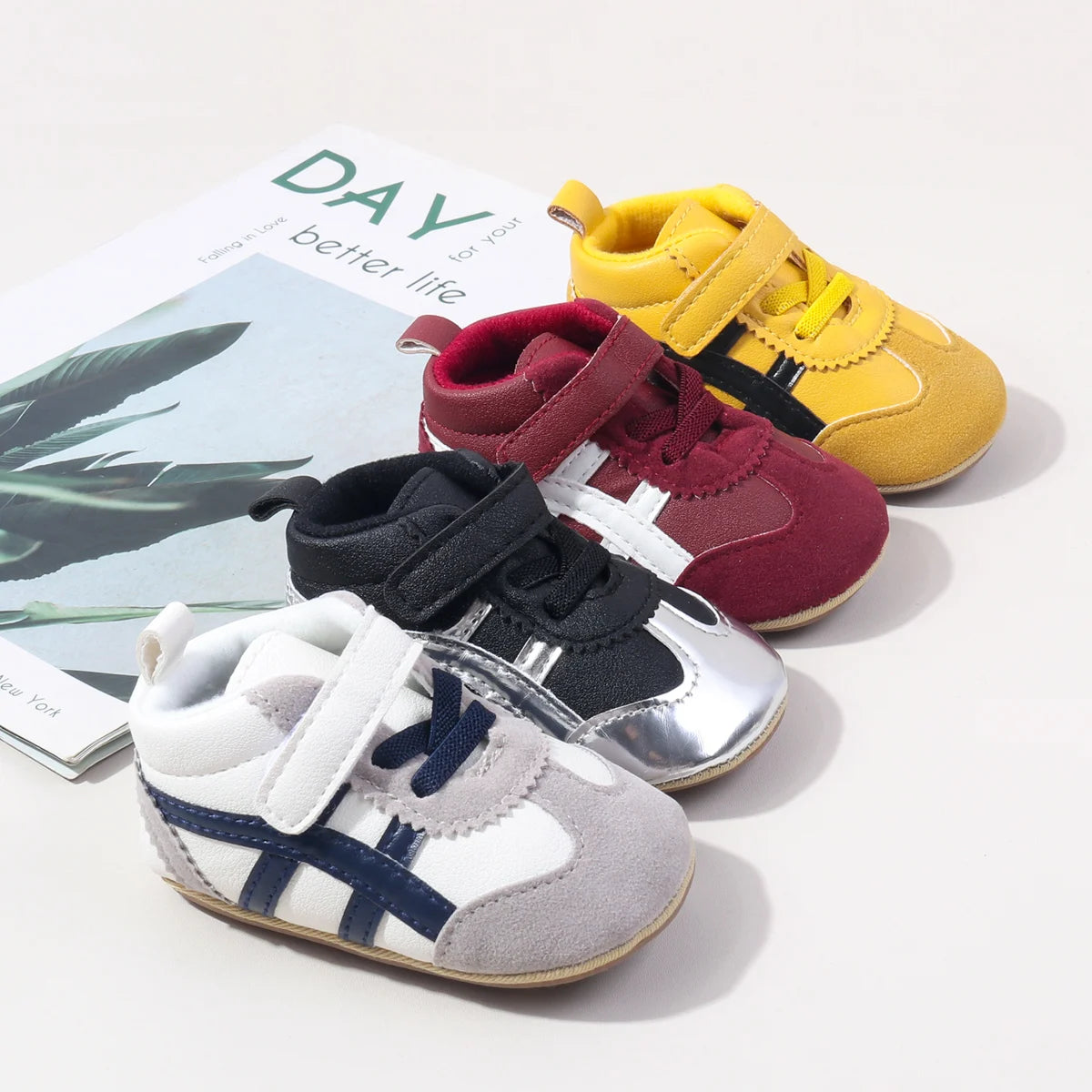 Spring And Autumn Baby Boys And Girls First Walking Toddler Shoes For 0-18M Fashion Design Causal Shoes BLS5171