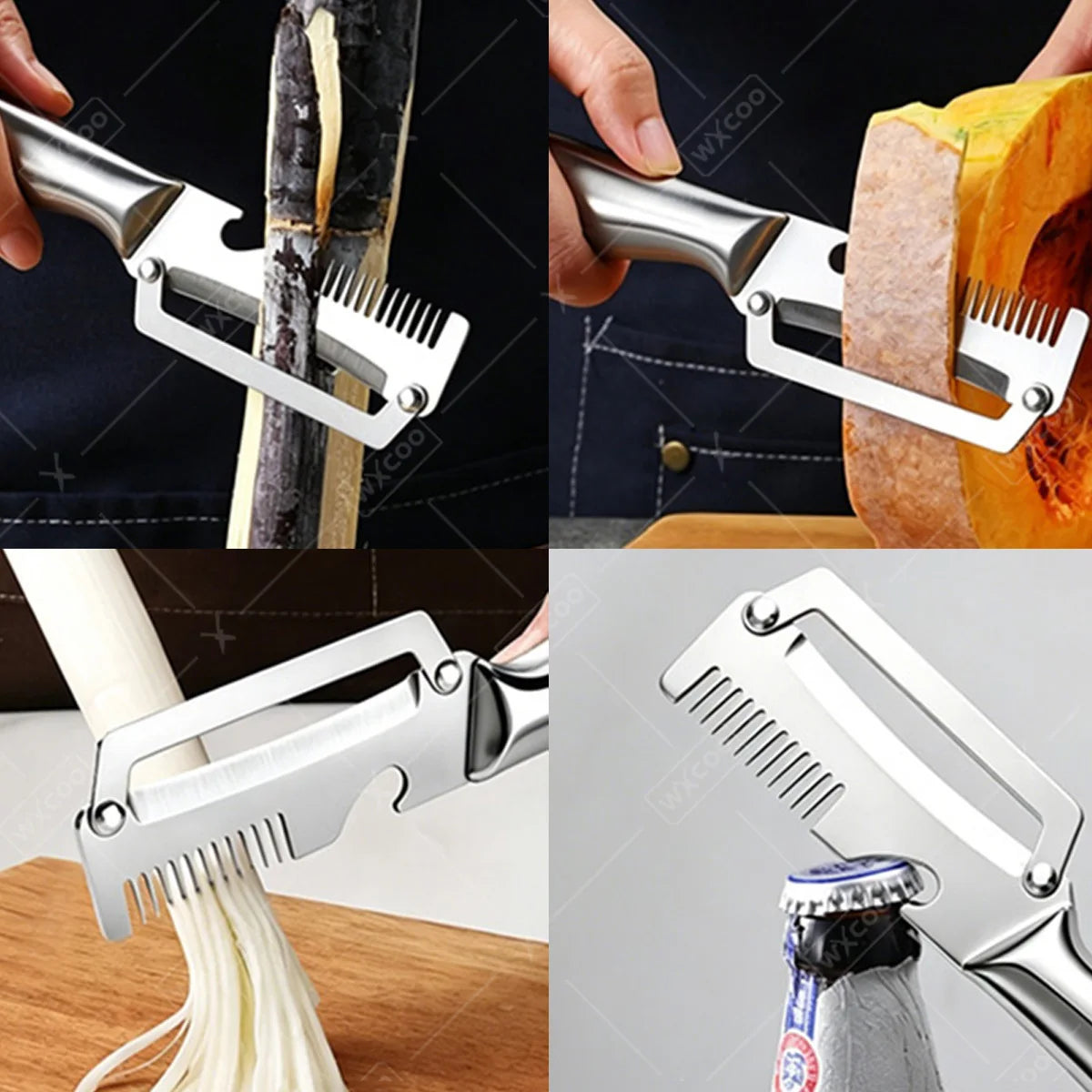 Multi-Function Kitchen Peeler Stainless Steel for Slicing Fruit and Vegetables Kitchen-Specific Peeler Kitchen Accessories Tools
