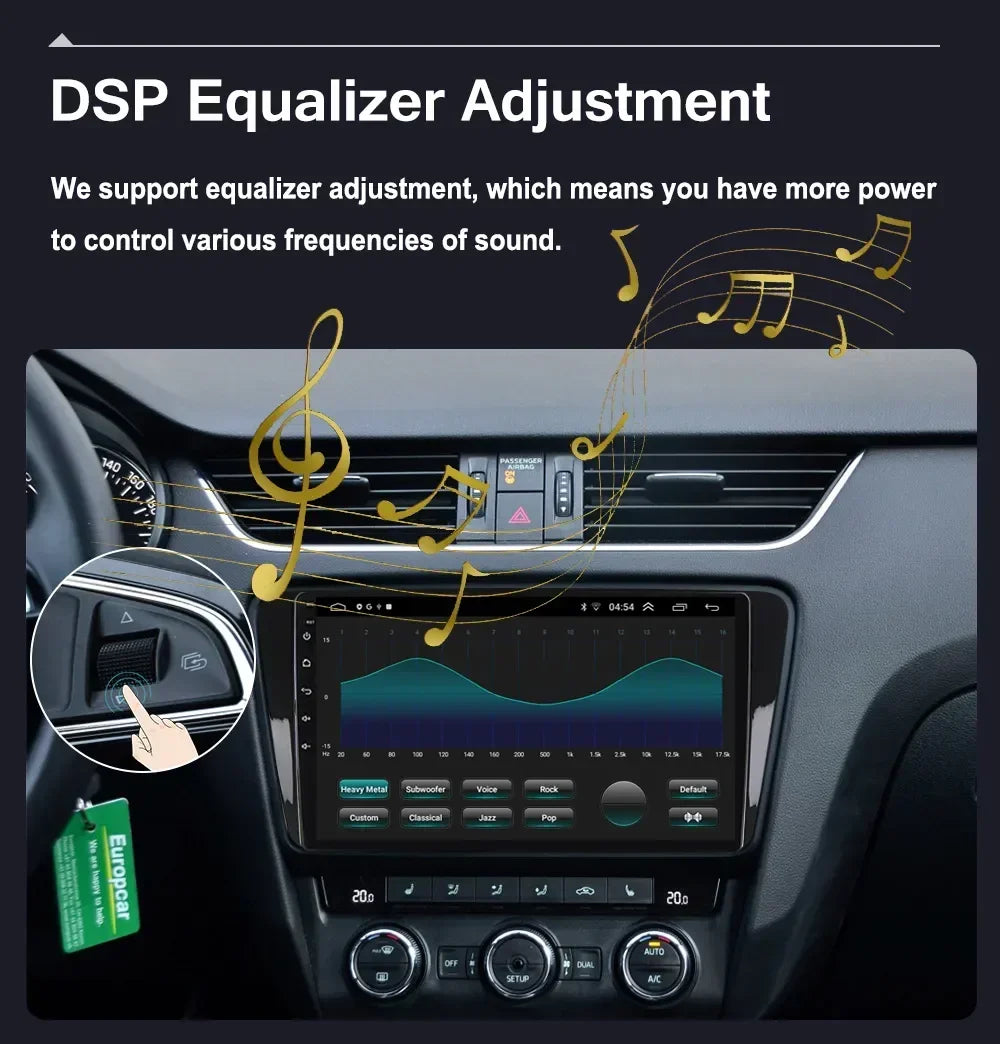 Car Radio Multimedia Player For Toyota Corolla Verso 2004-2009 2 Din 4G Carplay Wifi Navigation GPS Android Autoradio Head Unit