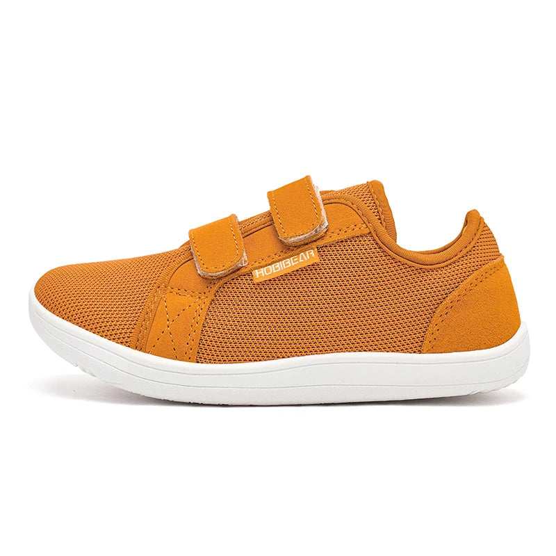 HOBIBEAR Boys Girls Barefoot Shoes Hook Loop Wide Toe Sneakers Mesh Lightweight Breathable Shoes(Toddler/Little/Big Kid)