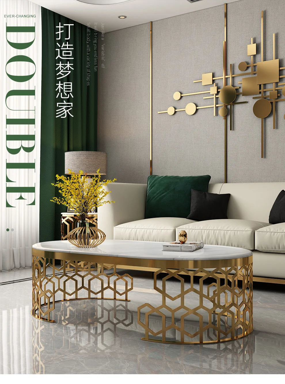Minimalist Simple Coffee Tables Modern Aesthetic Unique Luxury Coffee Tables Glam Nordic Stolik Kawowy Living Room Furniture