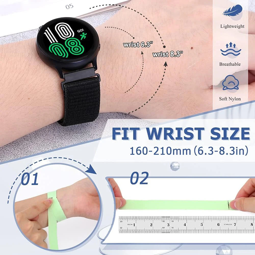 Nylon Strap For Xiaomi Watch 5/ 2 Pro/color 2/S1 Active S2 S3 S4 Sport Braided Bracelet For Xiaomi Watch 22mm Breathable Bands