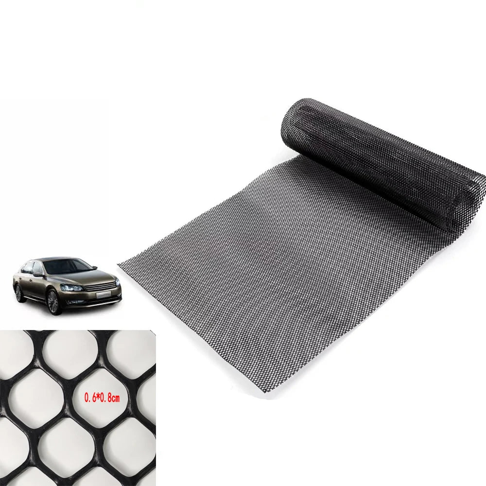 1pc Universal Hood Vent Racing Grills 120X40cm Grill Honeycomb Hexagon Mesh Grille ABS Plastic Spoiler Bumper Vents Car Parts