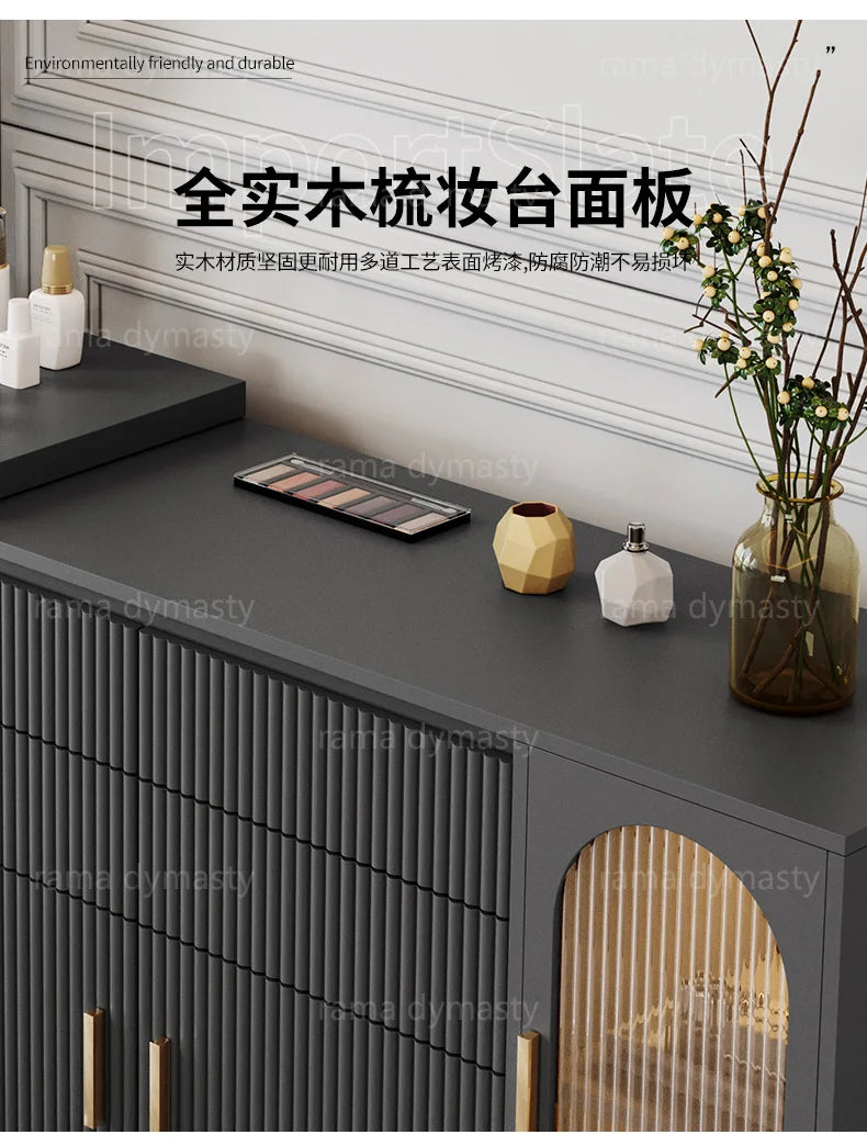 Modern Dresser Bedroom Simple Modern Corner Integrated Dressing Table Small Household Light Luxury Dressing Table