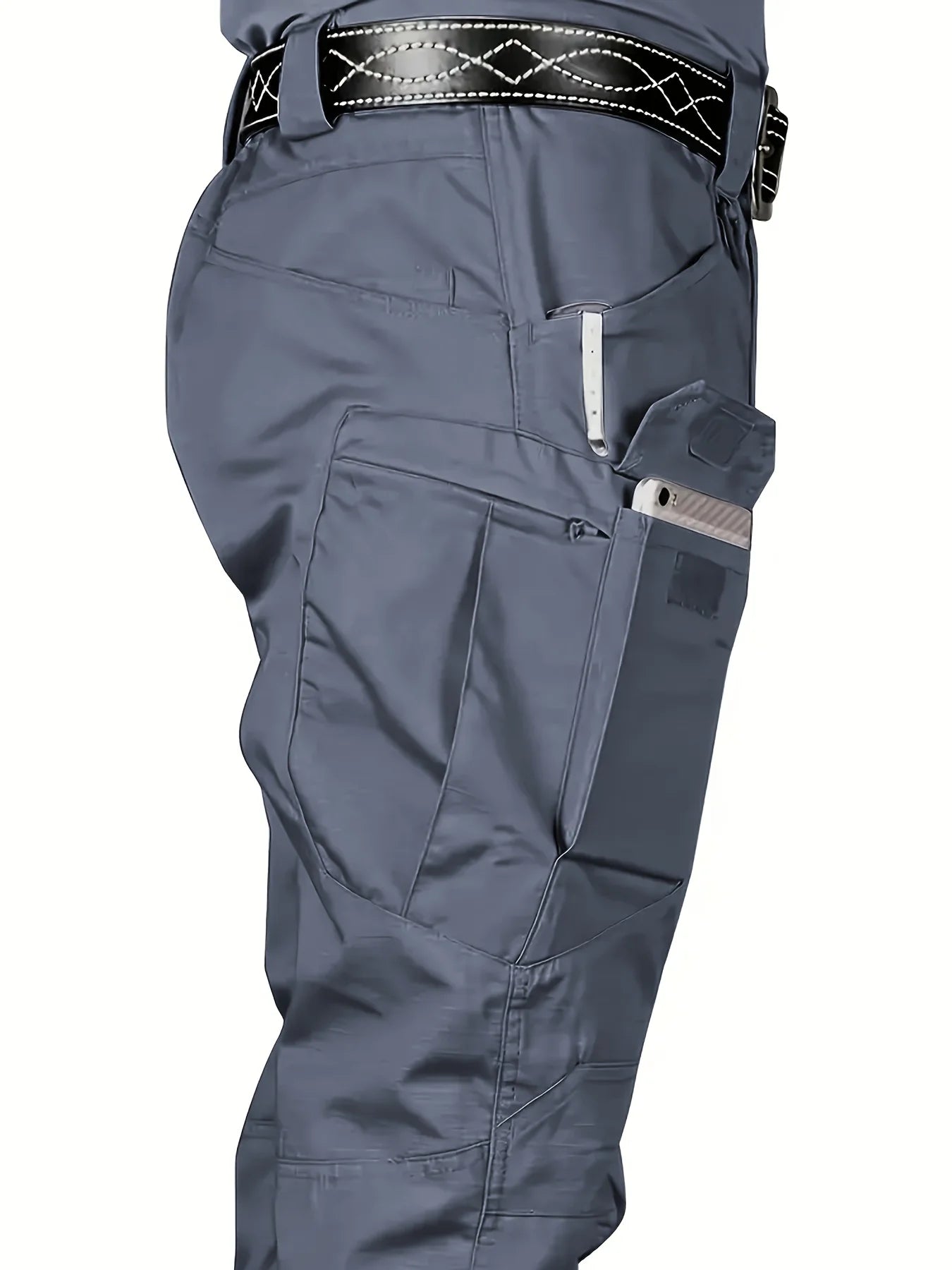 Men's Tactical Cargo Pants 6XL Plus Size Outdoor Casual Sports Pant Hiking Fishing Waterproof Multi-pocket Men Trousers