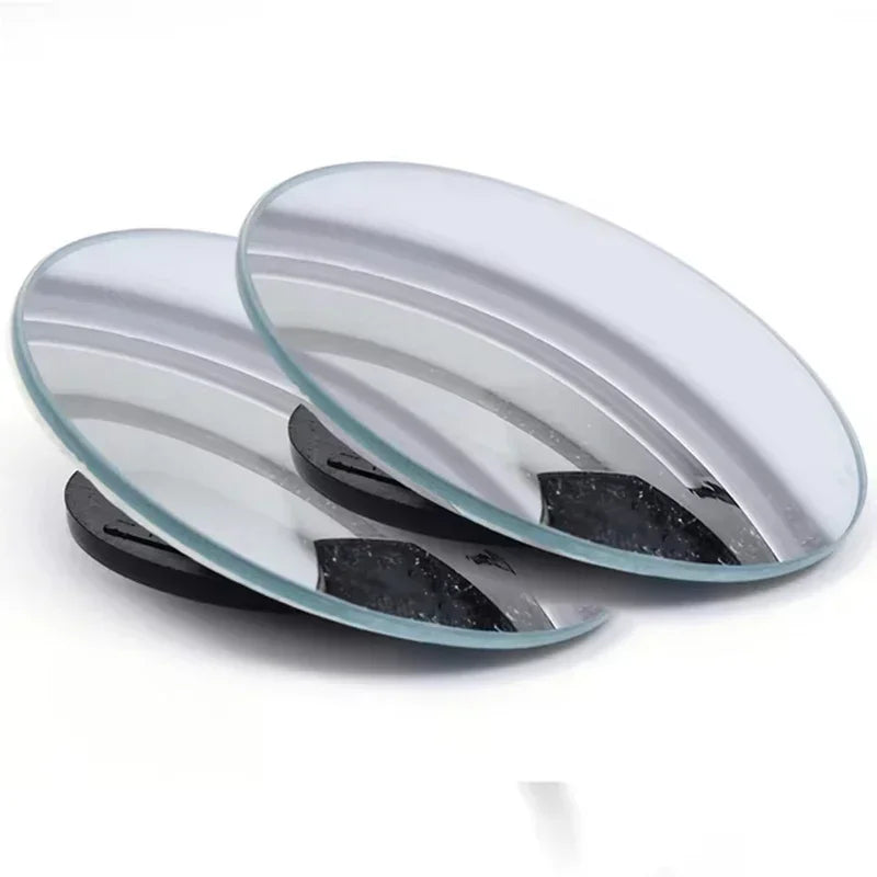 Car Blind Spot Mirror Mounted No Border Small Circular Rearview Mirror High-definition Blind Spot Auxiliary Observation Mirrors