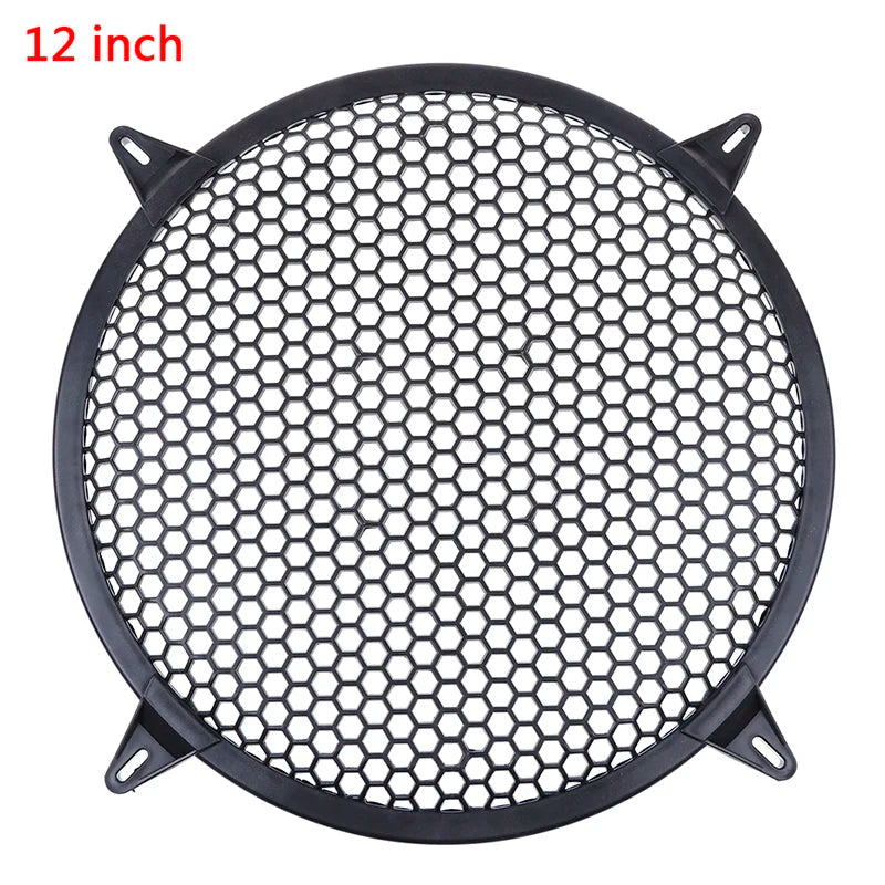 4''/6''/8''/10''/12'' Plastic Car Audio Speaker Sub Woofer Grille Guard Protector Cover Mesh Round Subwoofer