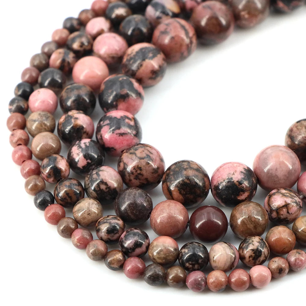 Natural Stone Beads Blue Tiger Eye Crystal Amethyst Rose Quartz Gemstone Bead for Jewelry Making Bracelet Necklace 4/6/8/10MM