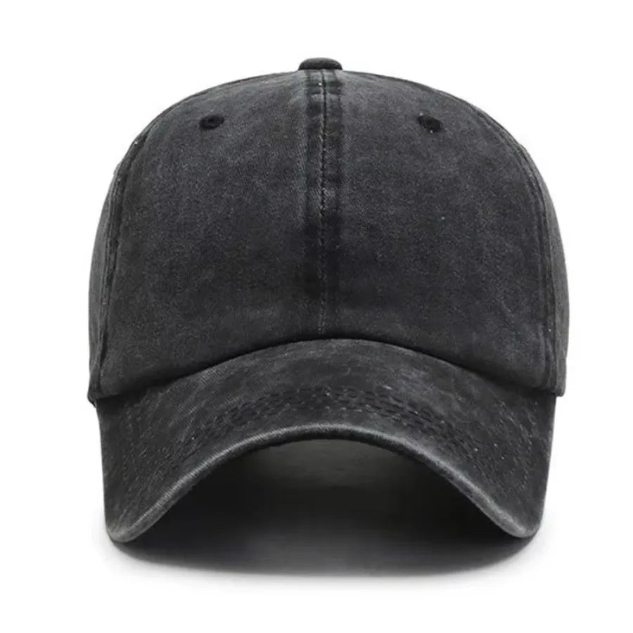 2025 New Print Washed Cotton Baseball Cap for Men Women Vintage Casual Peaked Caps Outdoor Running Sun Hat Adjustable Soft Top