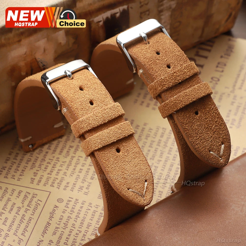 New 14/16/18/19mm 21mm 22mm 20mm Soft Suede Watch Strap for Seiko for Omega Universal Quick Release Bracelet Men Women Wristband