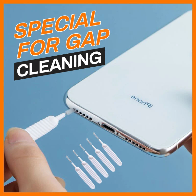 20Pcs Bathroom Gadgets Nozzle Spout Brush Smartphone Shower Head Cleaning Brush Small Hole Drill Brushes Cleaning Appliances
