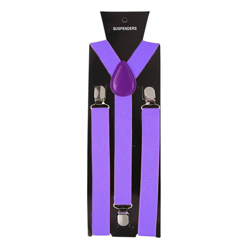 Suspenders For Men Pants Apparel Adult Suspender Man Shirt Dress Women Wedding Party Solid Colors Suit Skirt With Braces Straps