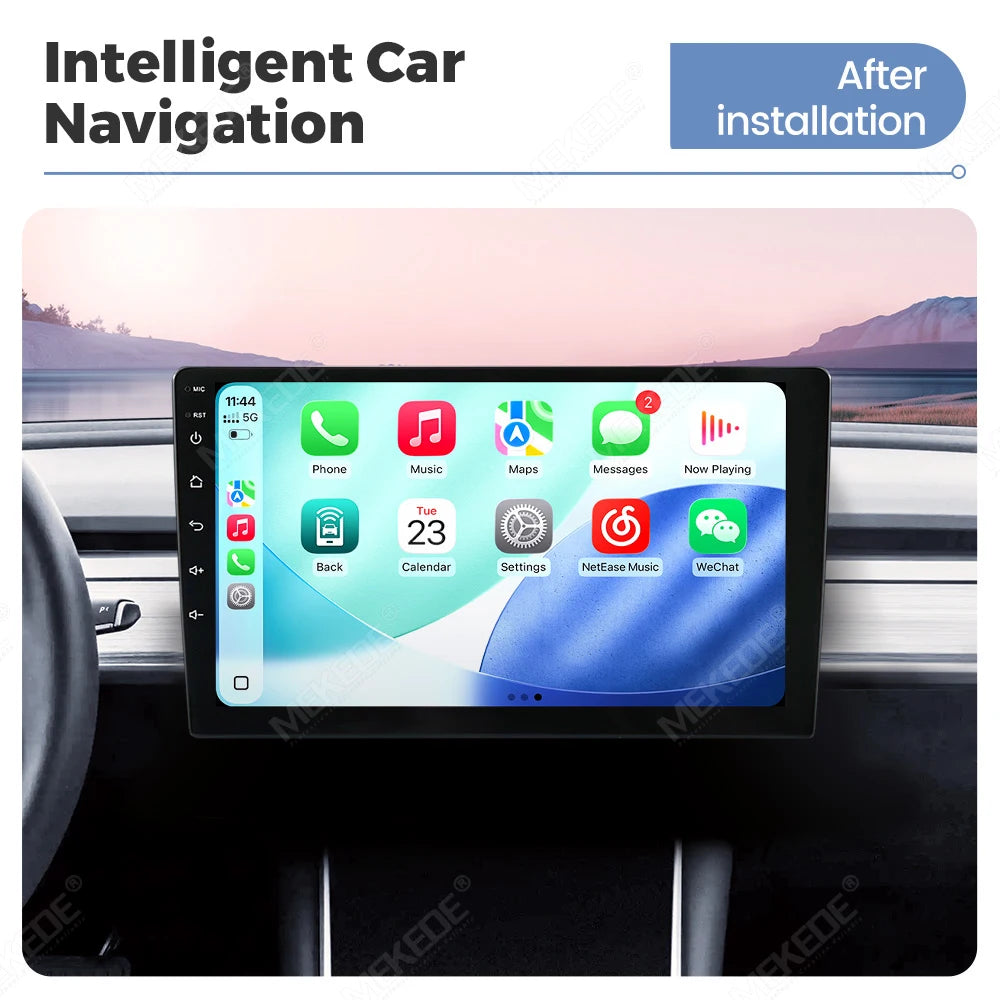 MEKEDE 9/10inch Universal Android 2 Din Car Radio for Volkswagen Skoda Toyota Nissia Carplay Auto Multimedia Player BT Head Unit