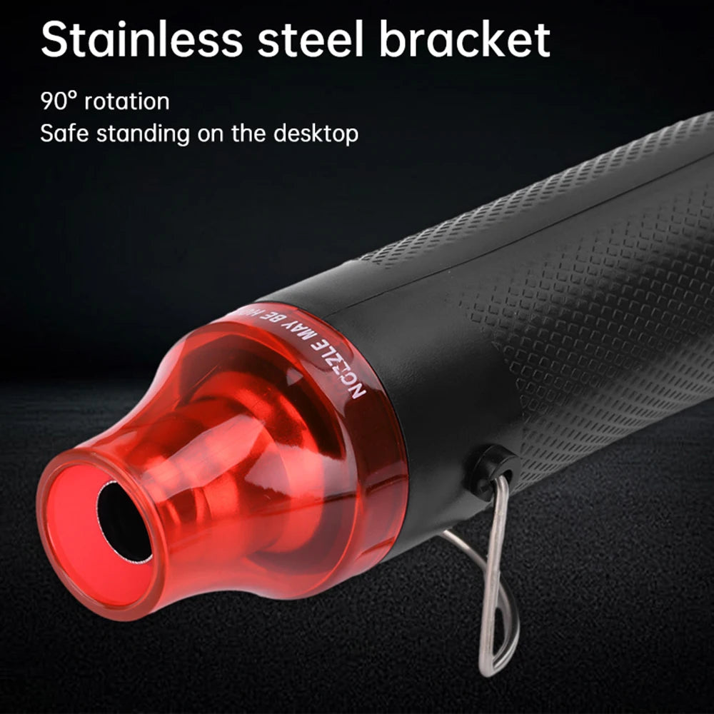 EU/US Hot Air Gun Soldering Temperature Blower Gun DIY Crafts Electric Power Hot Dryer Mini Heat Gun For Shrink Tubing Car Wrap
