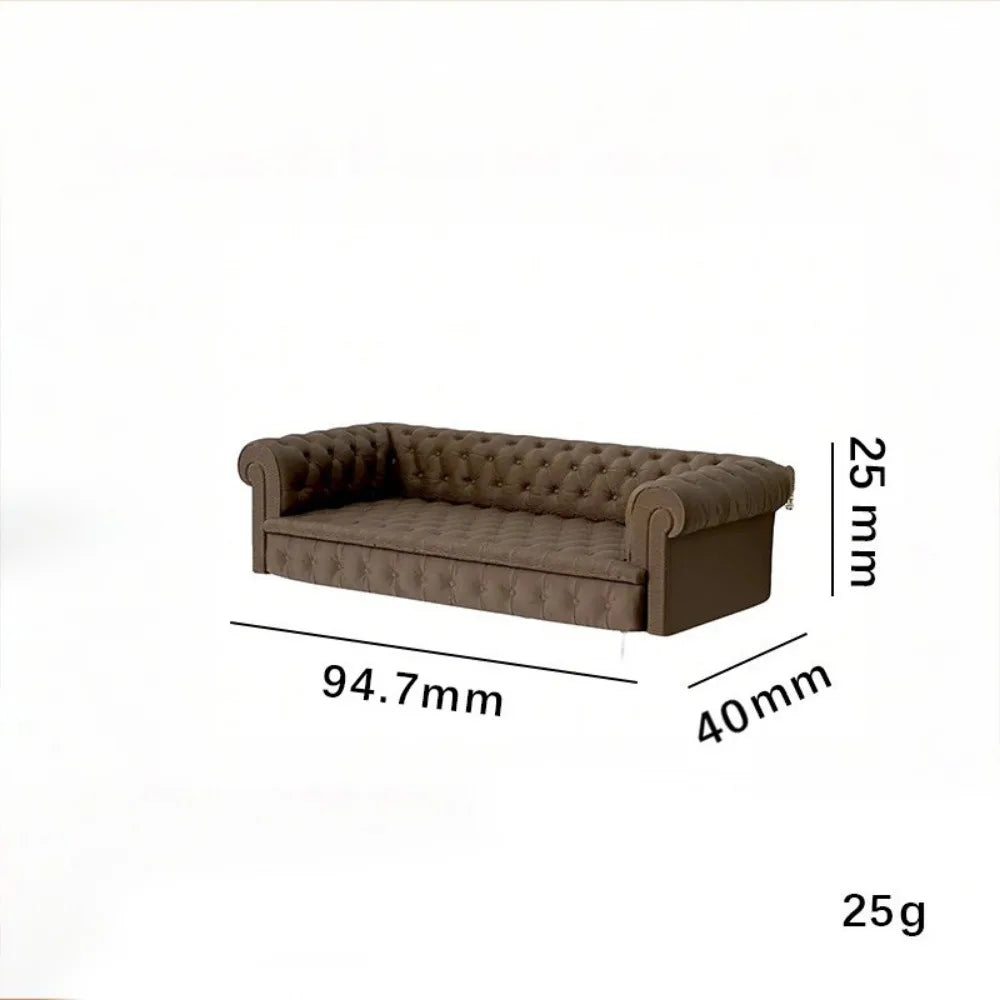 New 1:12 Dollhouse Simulation Sofa Mini Multistyles Living Room Furniture Pretend Play