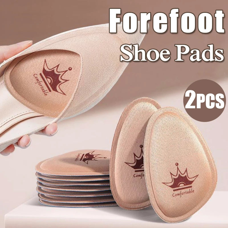 Women Forefoot Pad Pain Relief Insert Half Size Insoles Non-slip Cushion Shoe Breathable Sweat Absorbing Foot Pads for Shoes