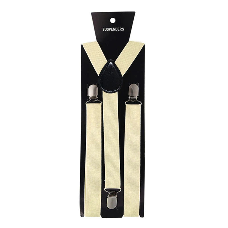 Suspenders For Men Pants Apparel Adult Suspender Man Shirt Dress Women Wedding Party Solid Colors Suit Skirt With Braces Straps