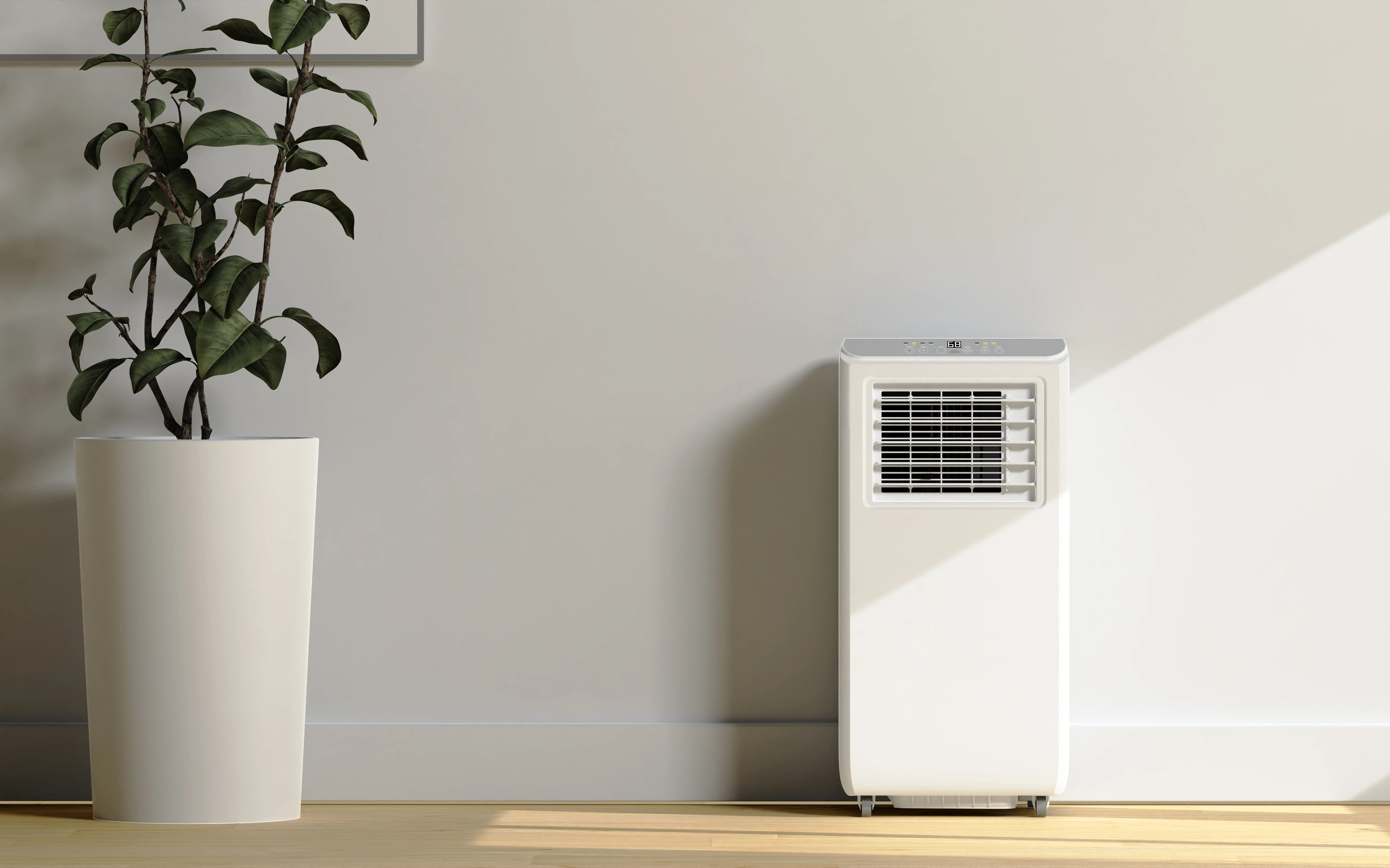7000BTU Smart Home Appliance with Cooling Heating Fan and WIFI Mobile Portable Air Conditioner