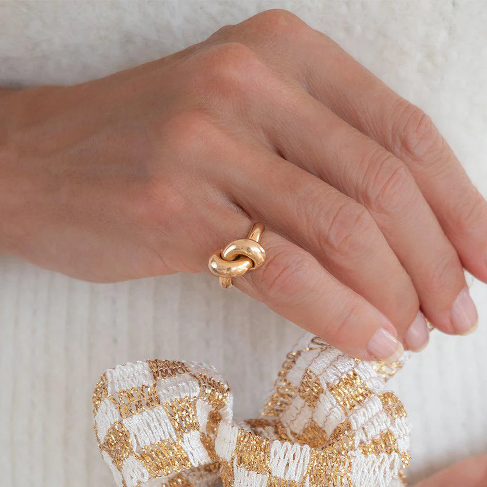 Colored Zircon  Intersection Ring Classic  Design Style Stainless Steel Waterproof Anti Fading Geometry Lady Unique Jewelry Gift