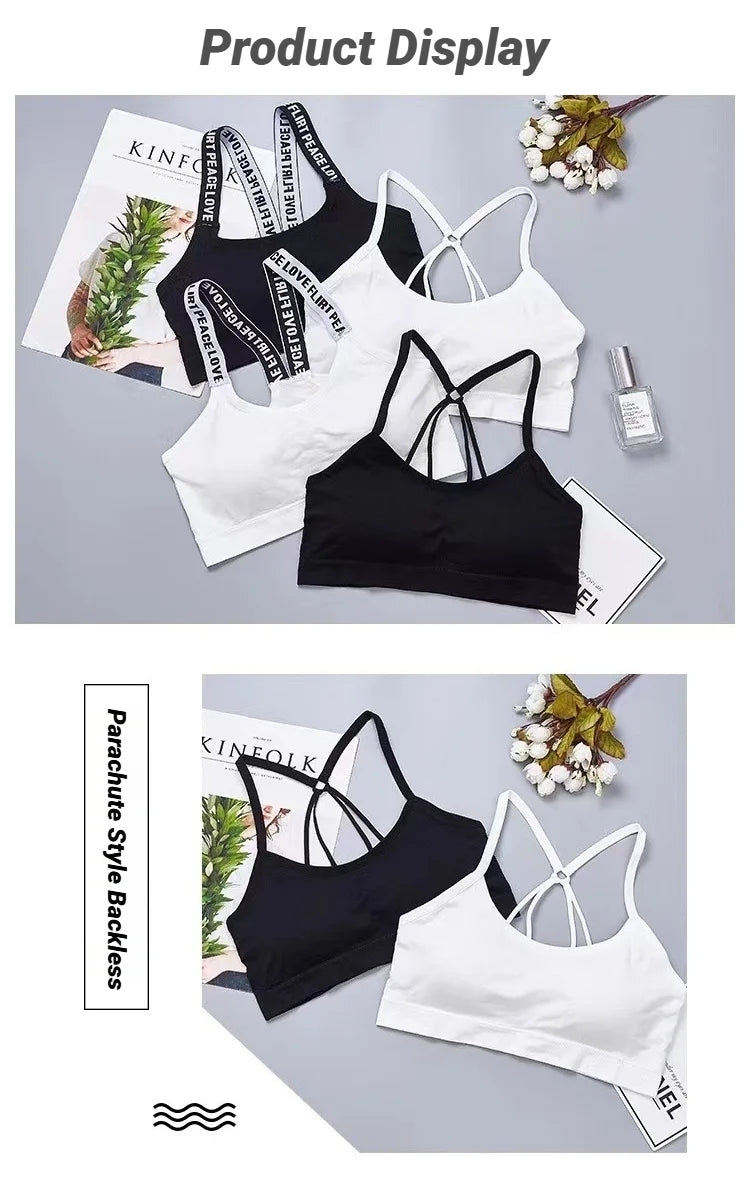 Breathable Sexy Seamless Top Women Sports Bra High Impact For Gym Fitness Yoga Sportswear Push Up Female Pad Tank Sport Bralette
