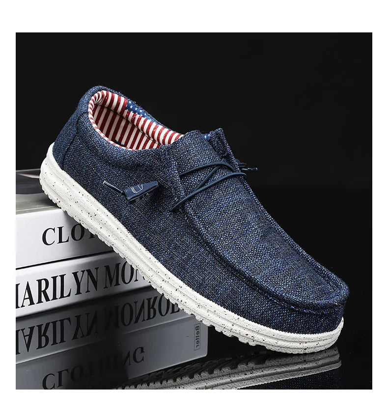 Men's Mesh Loafers Autumn Mens Vulcanized Shoes Breathable Lightweight HikingOutdoor Sports Shoes Zapato Abierto Scarpa Aperta