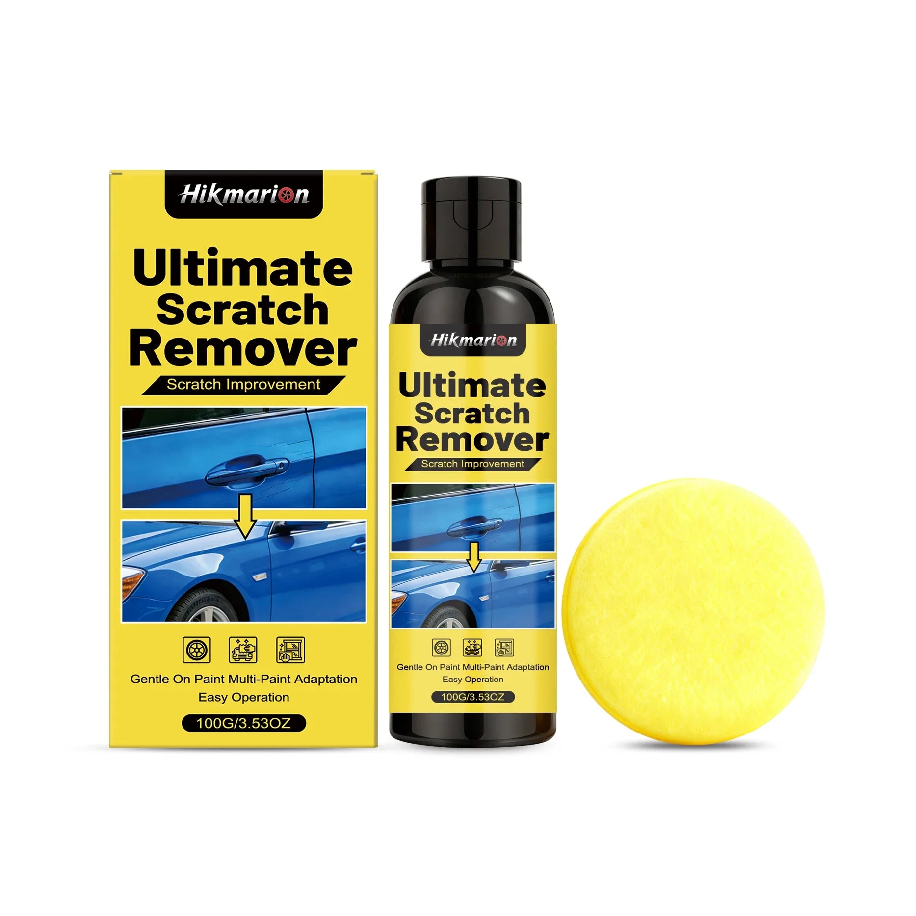 Car Scratch Repair Kit Polishing and Restoration Set for Light Scratches, Swirl Marks Scratch Remover Auto Body Maintenance