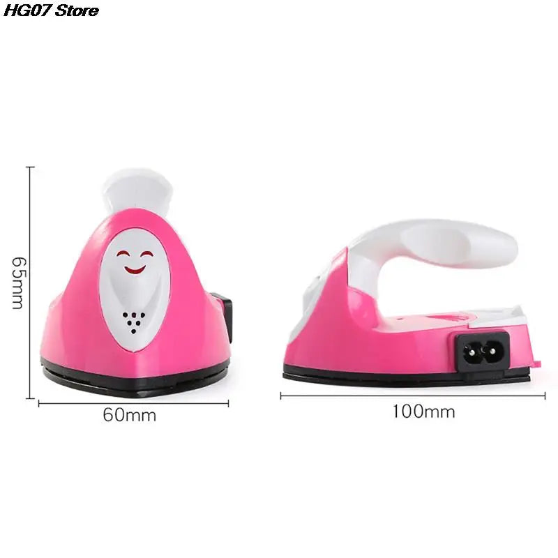 1Set Mini Craft Iron Electric Iron Portable Handy Heat Press Diy Small Iron For Ironing Clothes Laundry Appliances EU/US Plug