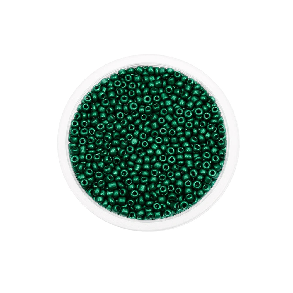 300/600Pcs 3/4mm Charm Glass Beads Czech Seed Beads Small Round Loose Beads for DIY Jewelry Making Earrings Bracelet Wholesale