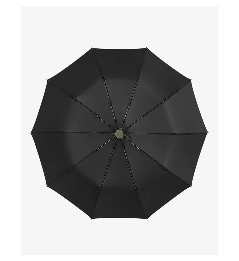 2026 Automatic Umbrella Sunshade for Men and Women 10 Umbrella Bones Black Glue Sunscreen Anti-ultraviolet Sun Umbrella